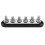 WINCHMAX WINCHMAX Bus Bar 300a 6 x M10 terminal. Black. 2