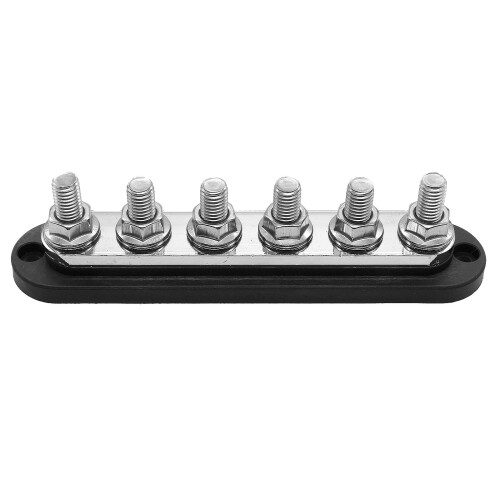 WINCHMAX WINCHMAX Bus Bar 300a 6 x M10 terminal. Black. 1