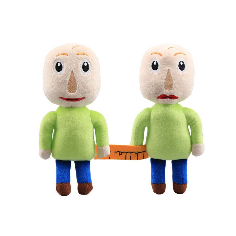 (2PCS) 25cm Baldi's Basics in Education and Learning Plush Toys Doll Soft Stuffed Toy