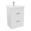 600mm Bathroom Vanity Unit & Basin Sink with 2 Drawers Gloss White 4