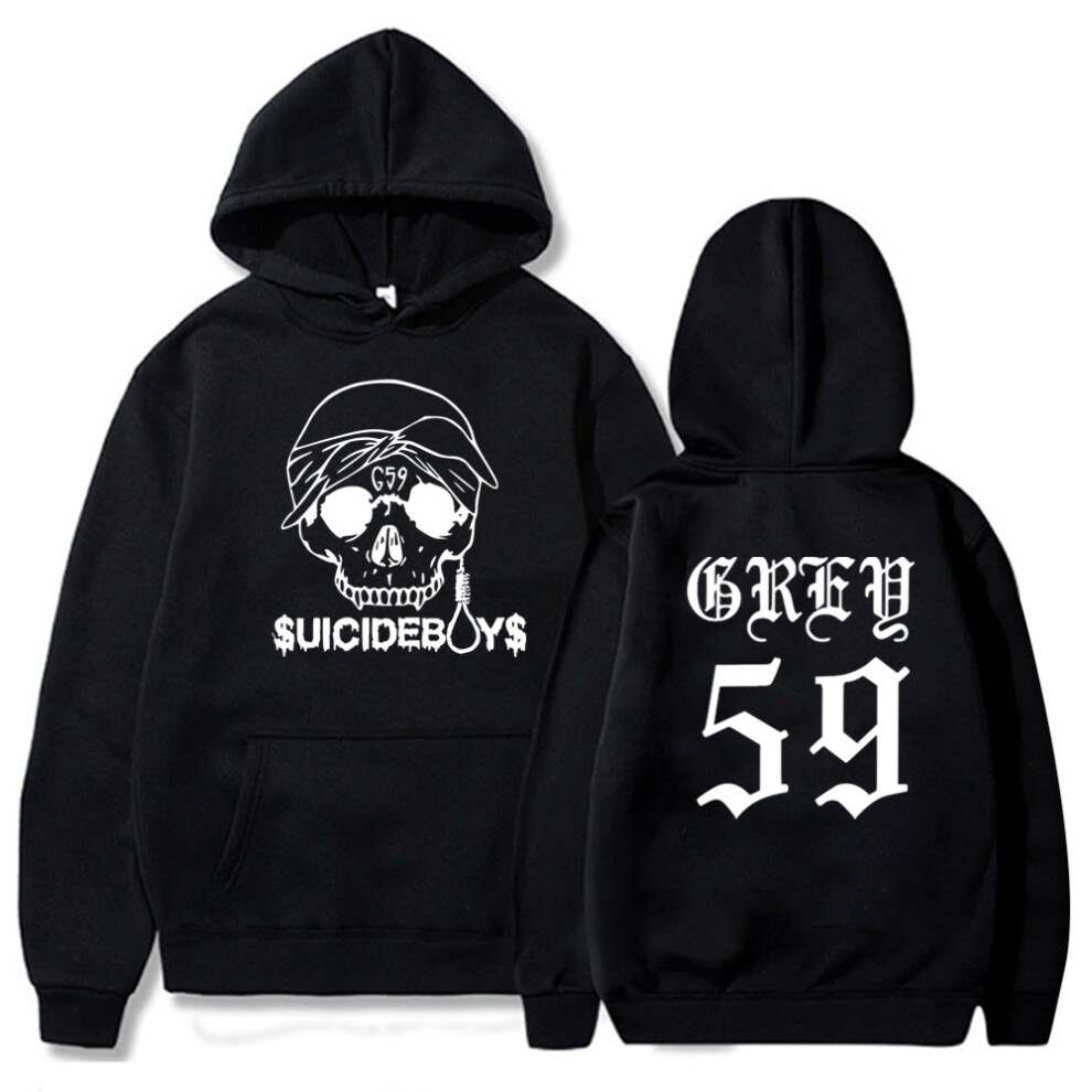 (black1, XXXL) Suicideboys G59 Hoodie Vintage Style Sweatshirt