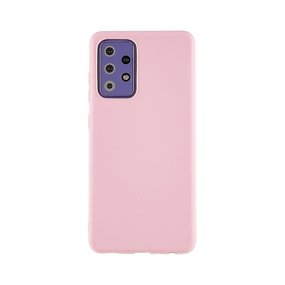 (Deep ) Tpu Phone Case For Samsung Galaxy A52 5G/4G/A52s 5G Matte Flexible Anti-Scratch Cell Phone Cover Pink 7669442707019