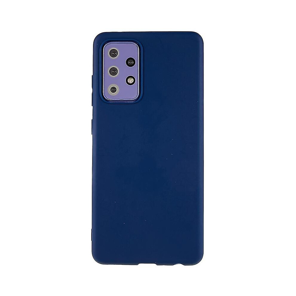 (Sapphire) Tpu Phone Case For Samsung Galaxy A52 5G/4G/A52s 5G Matte Flexible Anti-Scratch Cell Phone Cover Blue 7669442707071