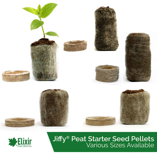 Elixir Garden Supplies (30mm, 200) Elixir Gardens Coir Pellets