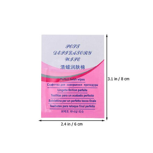 20pcs Wax Removing Wet Tissues Efficient Depilation Wax Cleaning Wet Tissues 1