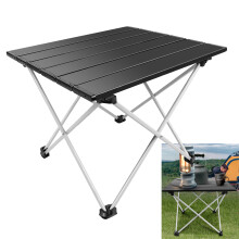 AluminumCamping Table Folding Table Lightweight Picnic Table with Carry Bag for Cooking Outdoor Fishing