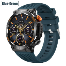 (Blue) Bluetooth Smart Watch Fitness Tracker Full Screen Touch Heart Rate Sleep Monitor