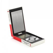 (Red) Portable Jewelry Scale 0.01g Electronic Scale Creative Pocket Weighing Palm Scale