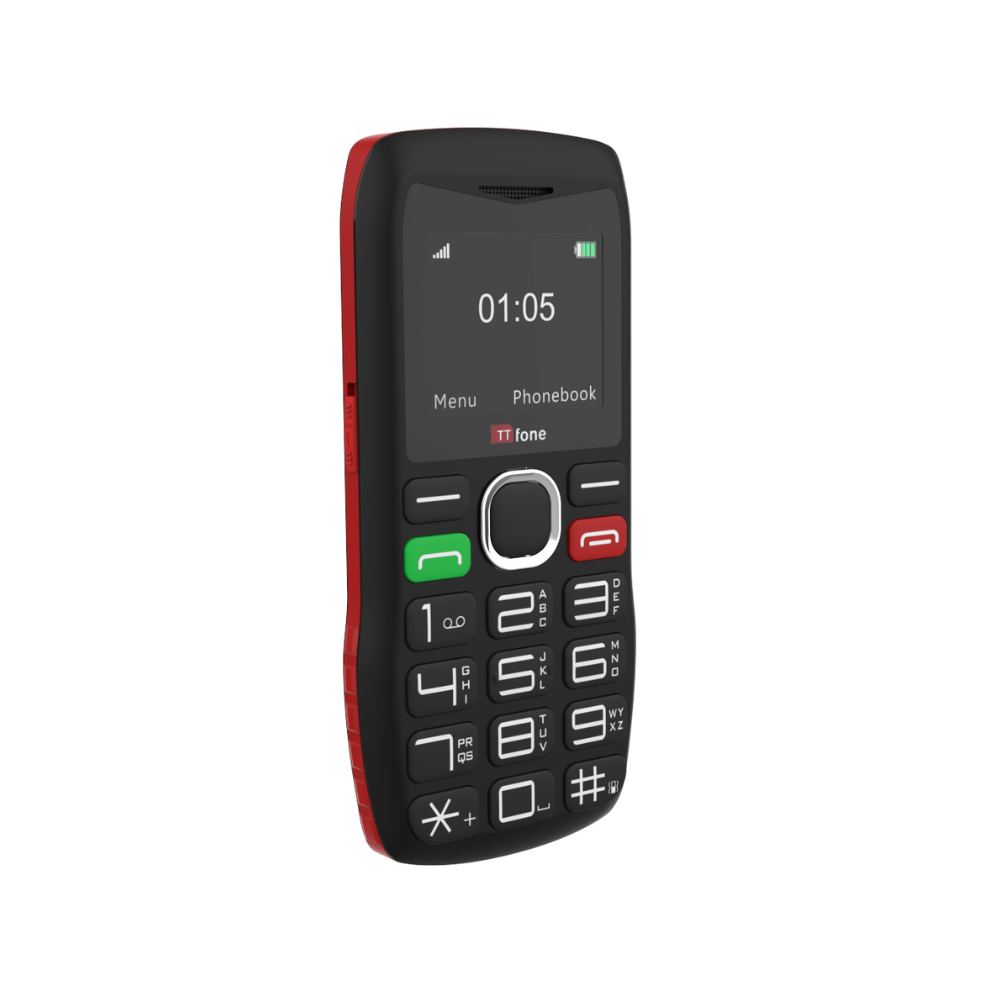 (USB Cable, Giff Gaff) TTfone TT880 Big Buttons Easy-to-Use Mobile Phone