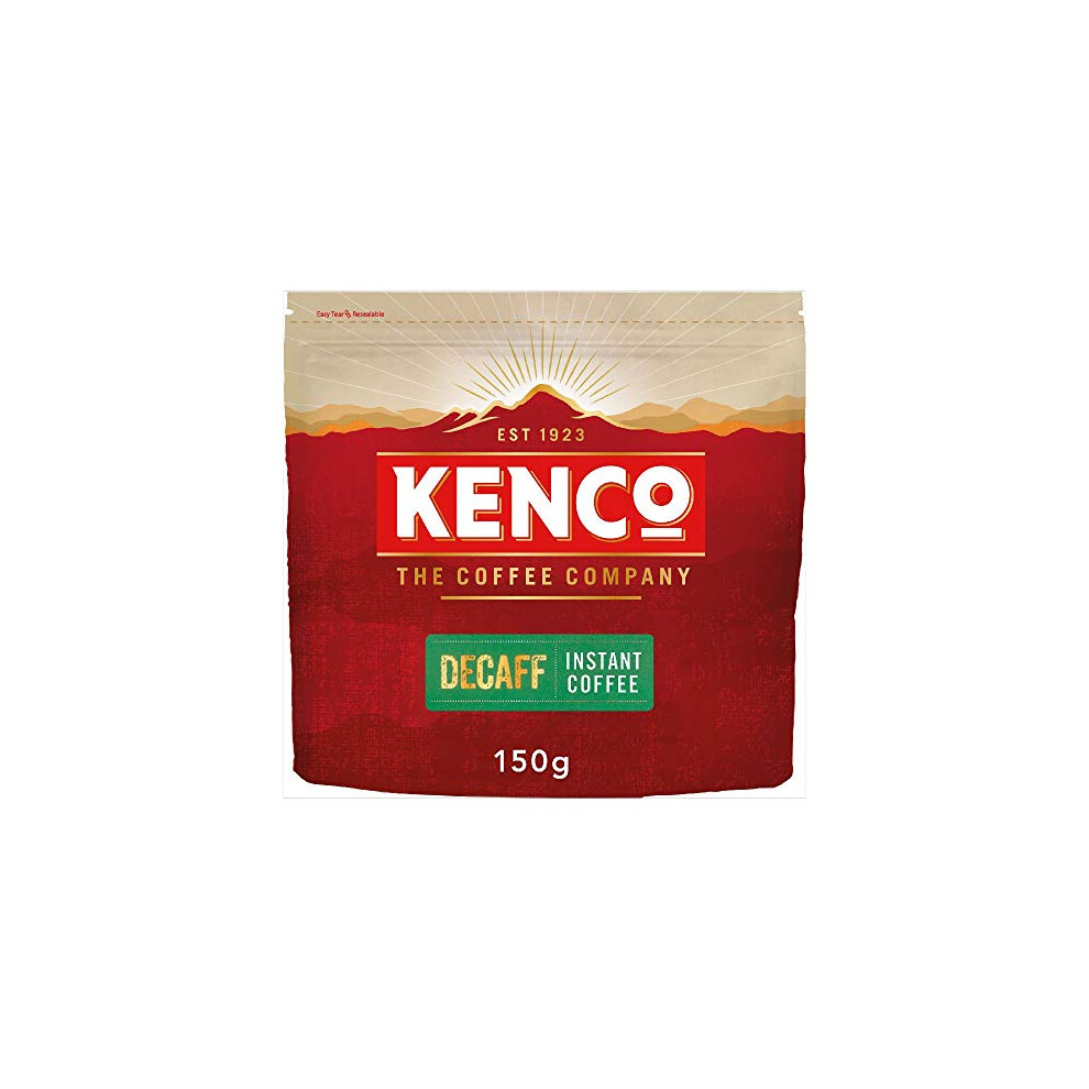 Kenco Decaff Instant Coffee Refill 150g (Pack of 6, Total 900g)