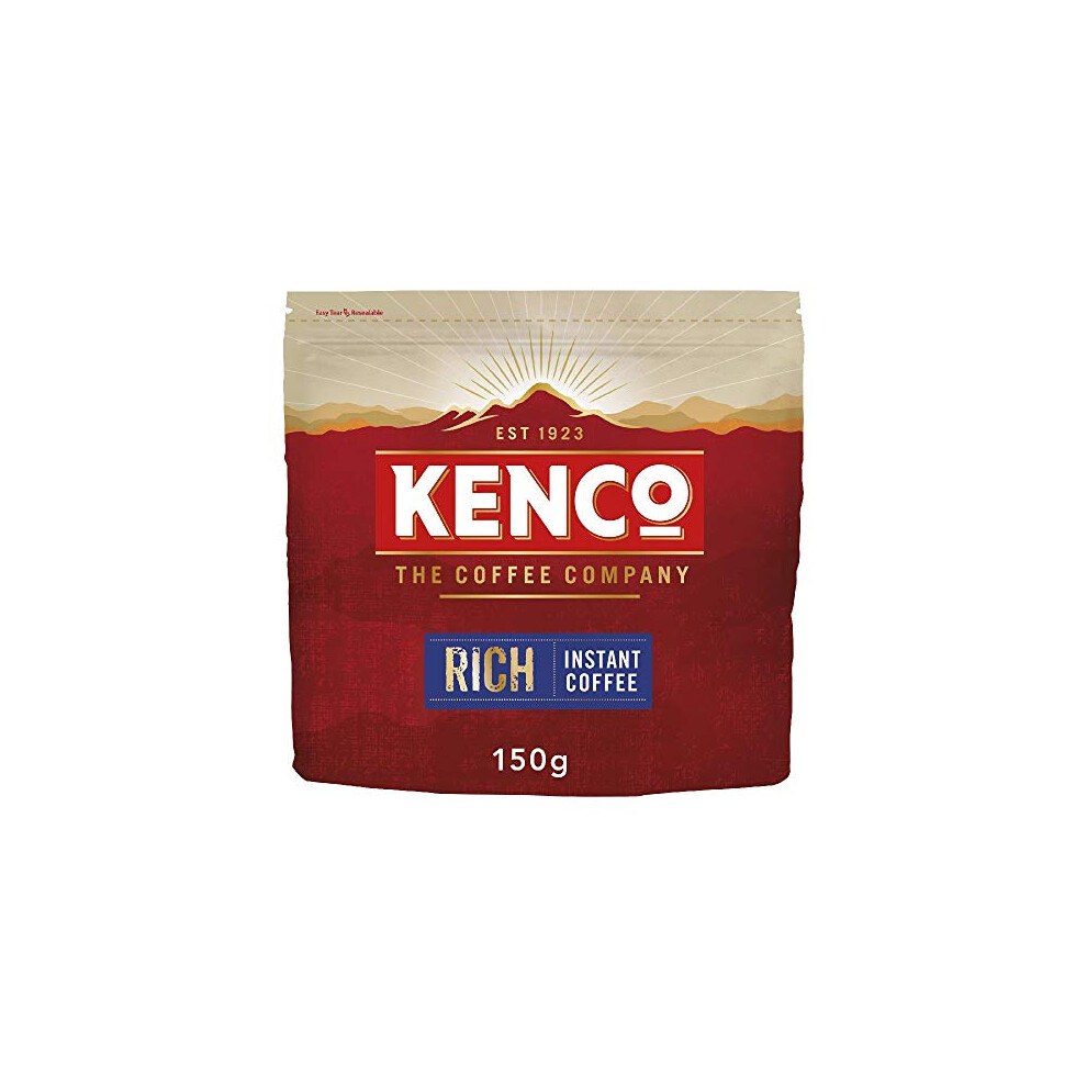 Kenco Rich Instant Coffee Refill 150g (Pack of 6, Total of 900g)