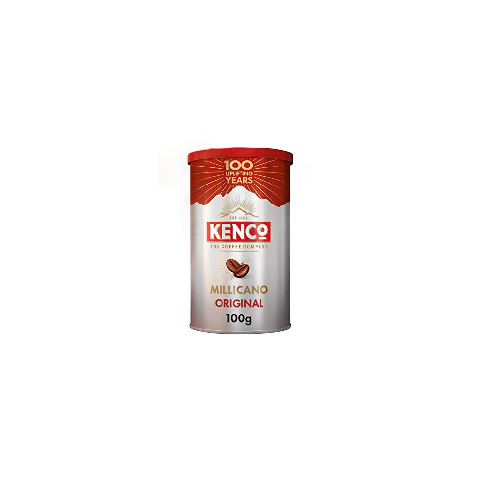 Kenco Millicano Original Instant Coffee 100g (Pack of 6 Tins, Total 600g)