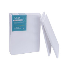 Exerz 30x40cm Framed Canvas 5pk - 1.7cm Pre-Stretched Canvas Artist Blank/ A3 Canvas 280GSM 100% Cotton/Triple Primed/Acid Free/Medium