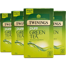 Twinings Pure Green Tea 80 Tea Bags (Pack of 4 x 20 Tea Bags)