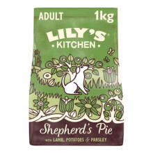 Lily's Kitchen Natural Grain Free Complete Adult Dry Dog Food - Lamb Shepherd's Pie, 1 kg, Pack of 1