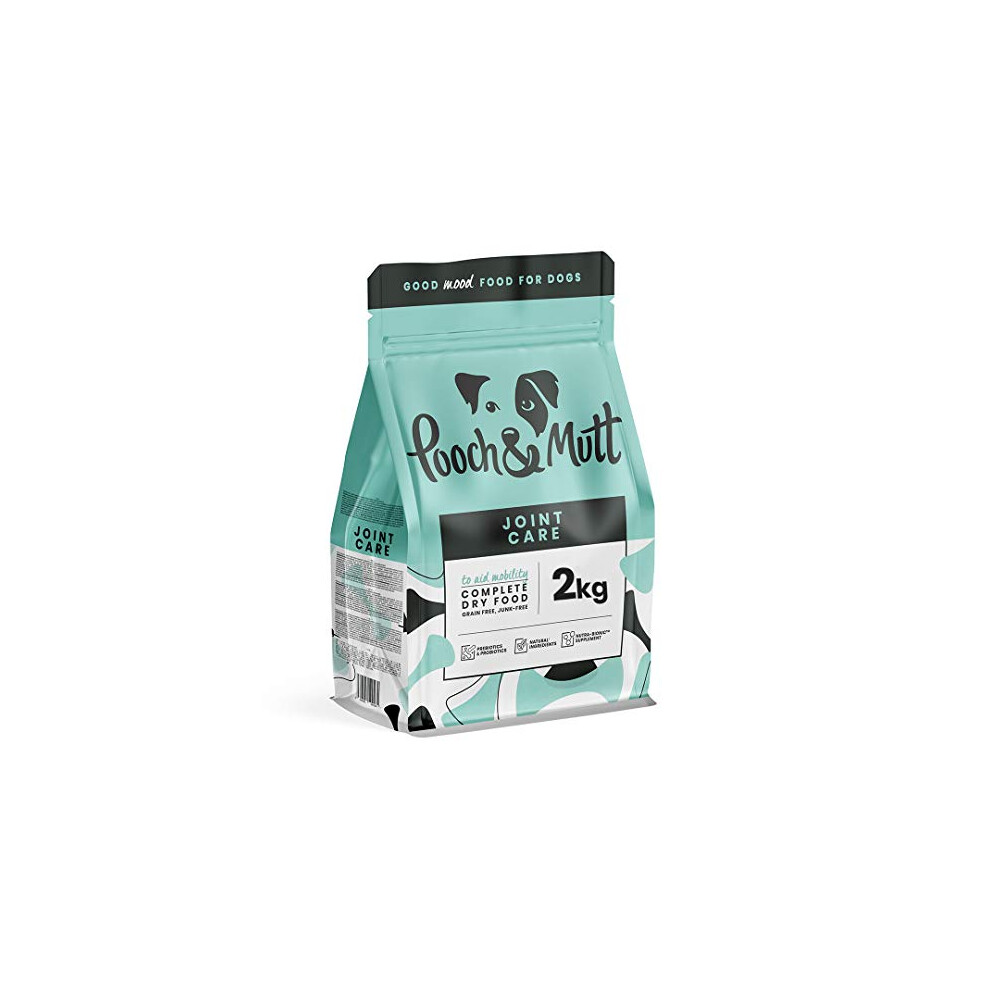 Pooch & Mutt - Joint Care, Complete Dry Dog Food (Grain Free), Salmon And Sweet Potato, 2Kg