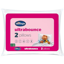 Silentnight Ultrabounce Back Pillows ? Soft Medium Support Hotel Comfortable Bounce for Stomach, Back and Side Sleeper ? Machine Washable and