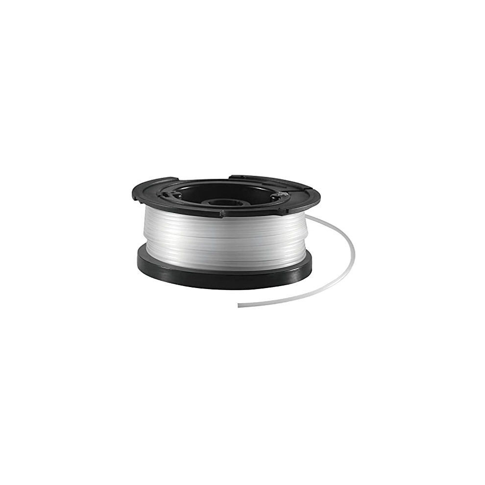 BLACK+DECKER Spool and Line 10 m for Reflex Strimmer Nylon Wire 1.6 mm Diameter Transparent and Resistant A6481-XJ