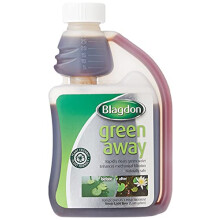 Blagdon Green Away Pond Water Treatment, Clears Green Water and Suspended Algae Particles, Natural, Plant Friendly, Safe for Fish, 250 ml, Treats