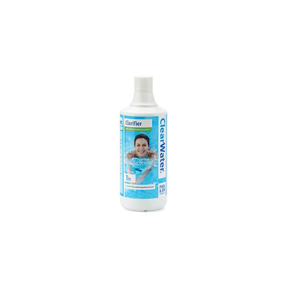 Clearwater CH0009 Water Clarifier for Hot tub Spa and Swimming Water Treatment for Pristine Crystal Clear Water, 1 Litre