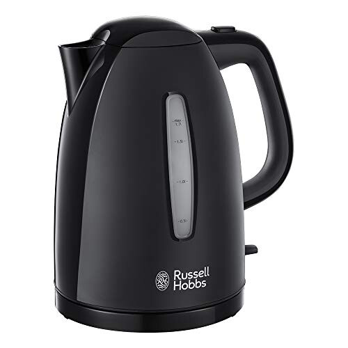 Russell Hobbs Russell Hobbs Textures Plastic Kettle 21271, 1.7 L, 3000 W - Black