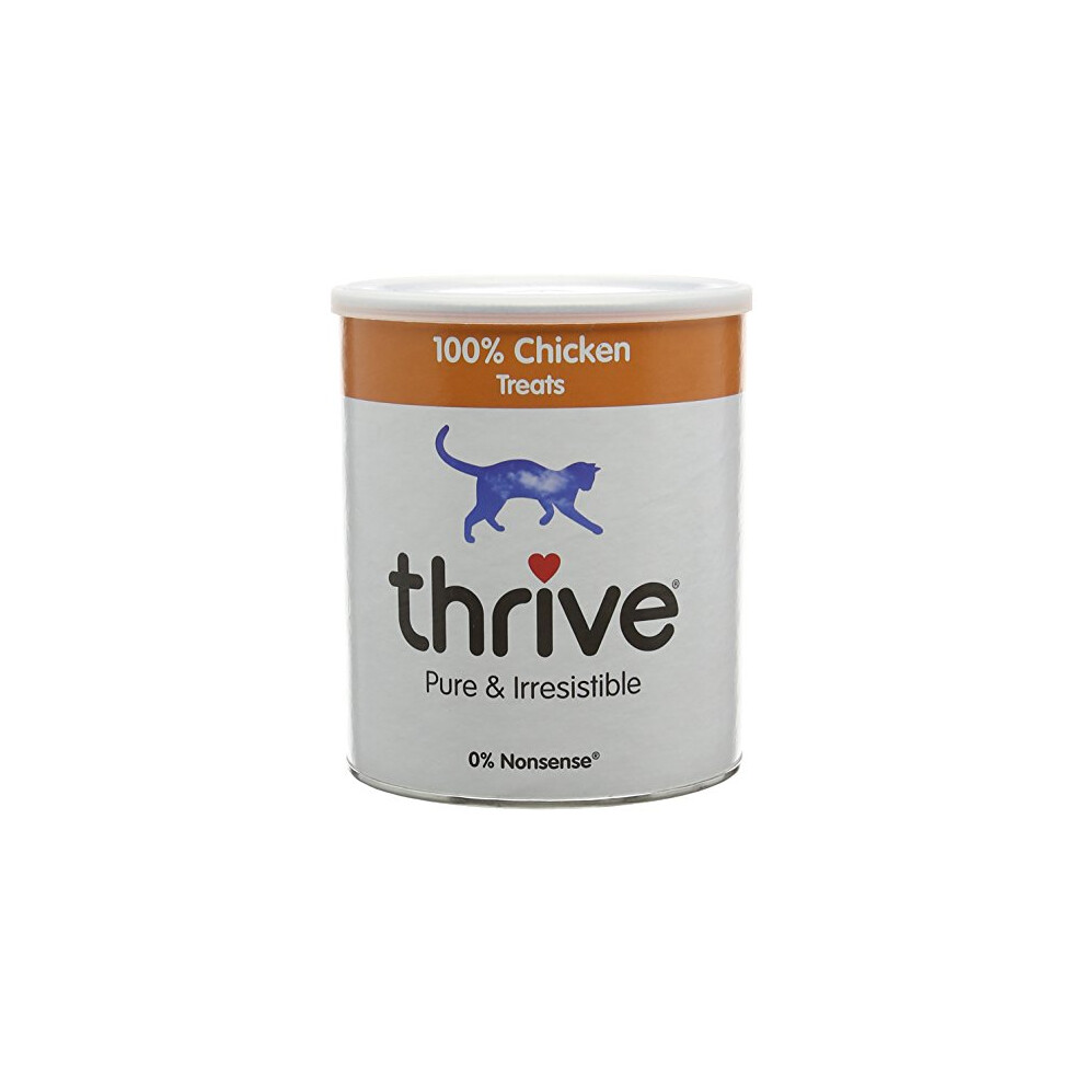 thrive Cat 100% CHICKEN CAT TREATS MaxiTube, 200 g (Pack of 1)