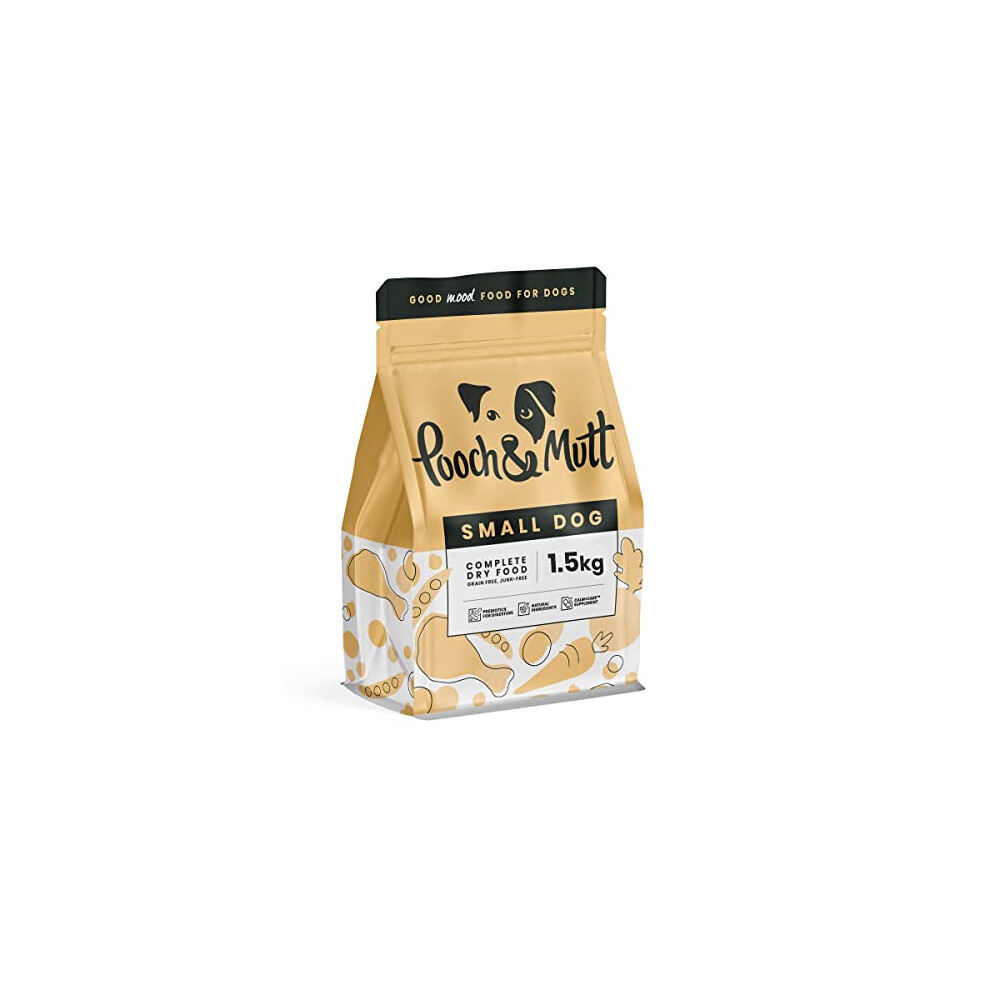 Pooch & Mutt - Complete Small Dry Dog Food (Grain Free), Superfood Blend, 1.5kg