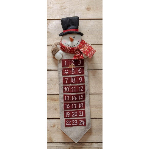 WIDDOP and Co. Fabric Christmas Advent Calendar - Snowman