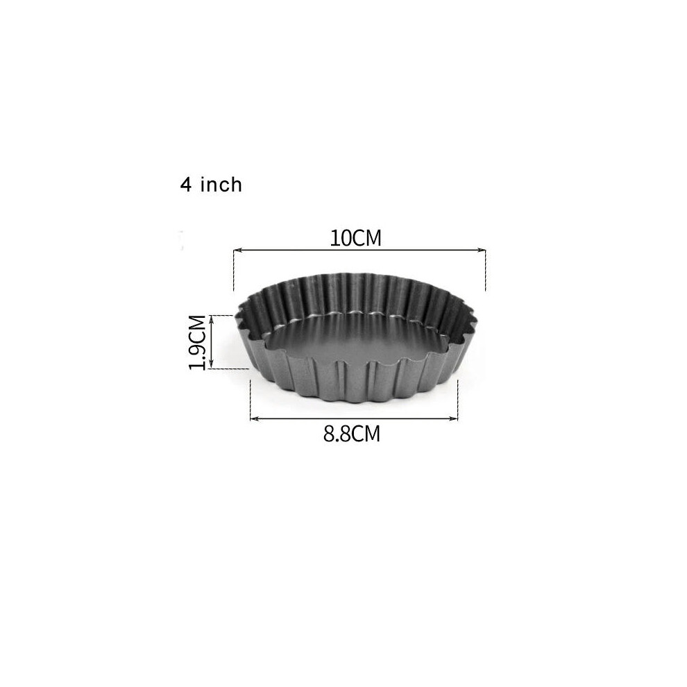 (4 inch) Fluted Pie Tart Pan Mold Baking Removable Bottom Nonstick Quiche Tool Rectangle Bakeware template Dishes Cake Pans GYH