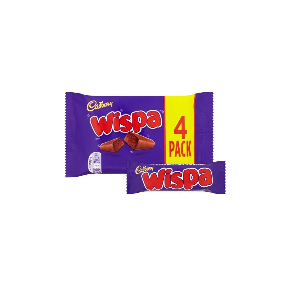 Cadbury Wispa Chocolate Bars, Multipack 23.7g X4 (Pack of 3)