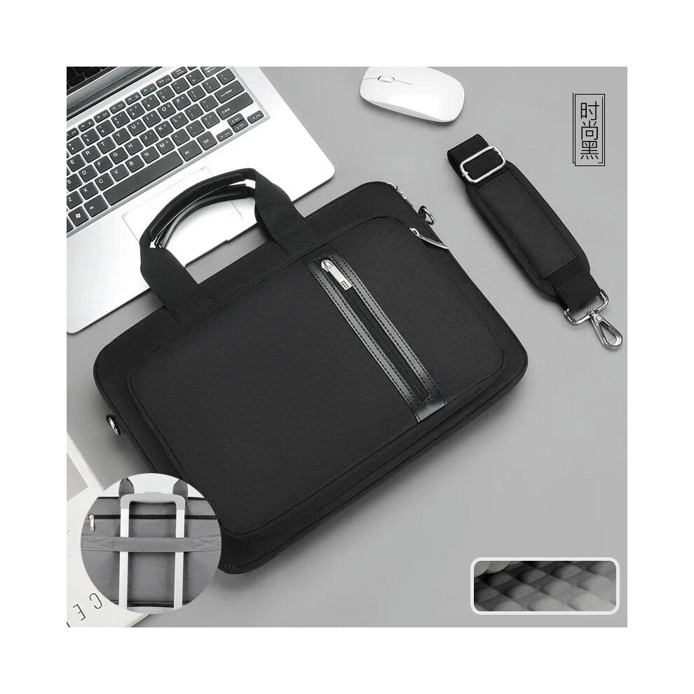 (Black, 15.6in) LAPTOP BAG Laptop Sleeve Laptop Case For macbook case 13 14 15.6 17.3 inch Macbook Air ASUS Lenovo Dell Huawei