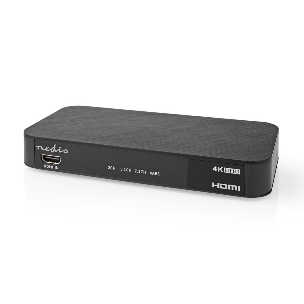 Nedis Hdmi 2.1 Earc Audio Extractor Converter 4K 60Hz 7.1 Dolby Atmos 5412810404636
