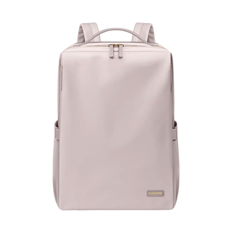 (Pink, 15.6 inches) GOLF Solid Color Backpack Laptop Bag 15.6 Inches Briefcase Backpack Travel Large Capacity Waterproof Women's Bag Fashion 2024