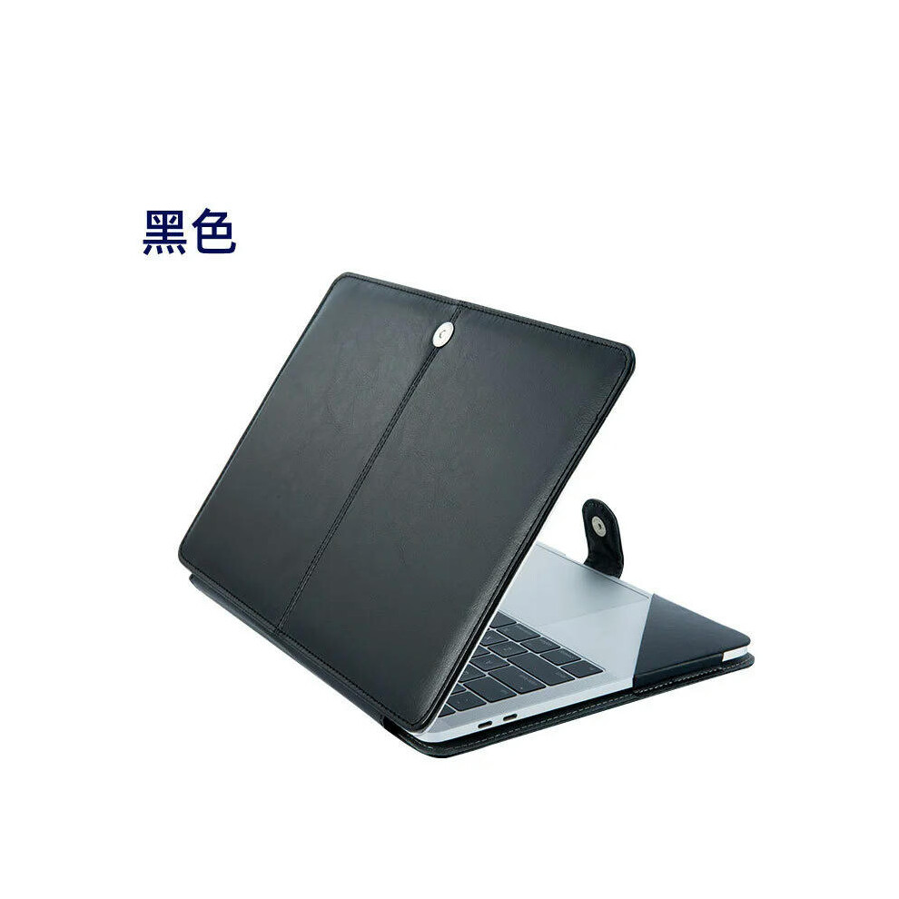 Photos - Travel Bags ) Soft Laptop Bag For Macbook Air Pro A2338 Retina 11 12 13 14 15 15.6 Sleeve Case Cover Pu Leather(Black, NewPro13.3(1989 )