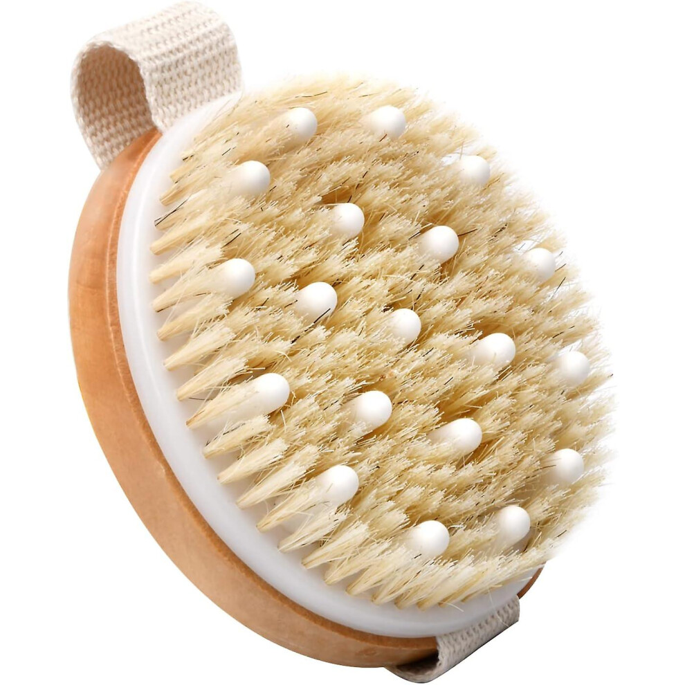 Wooden Body Brush, Dry Body Brush,massage Brush, Exfoliating Brush, Shower Massage Body Brush