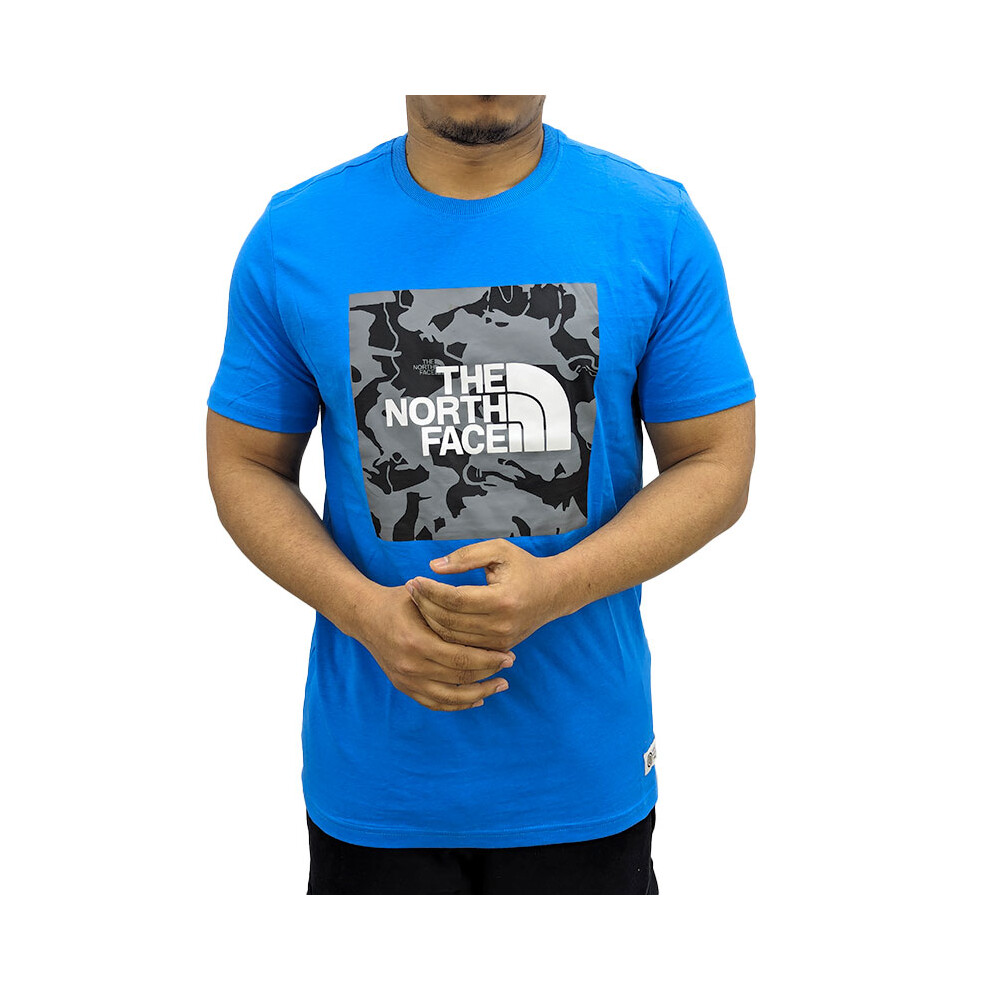 (Royal Blue, S) The North Face 009006 Mens Graphic T Shirts