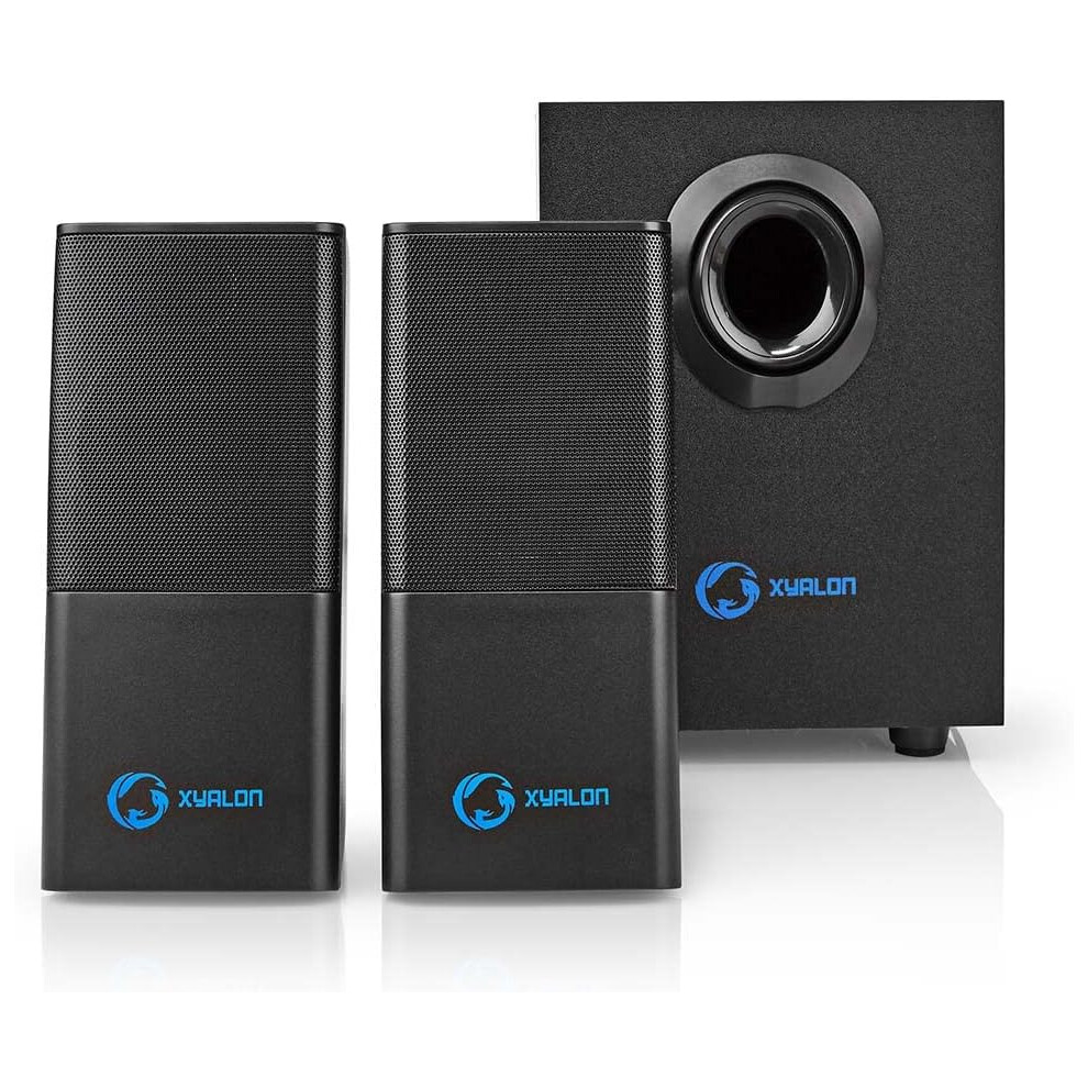 Xyalon Computer Gaming 2.1 Subwoofer Multimedia 33W Stereo Speaker System 5412810270439