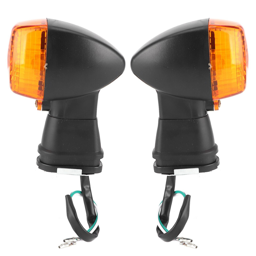2Pcs Motorcycle Turn Signal Fit For Kawasaki Zx900 Ninja Zx-9R Light/Yellow 7669442720261