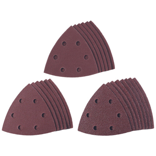 Einhell Einhell Quick-Stick Delta Sandpaper 93mm Sander Accessories Spares 20 Piece