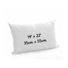 (14''x22'') Oblong Rectangle Hollowfibre Cushion Pads Inner White Scatters Insert Fillers For Home Outdoor Decor in 17 Sizes
