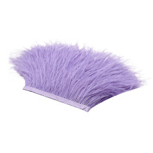 (T16) Ostrich Feathers Trim Fringe For Party Wedding Dress Sewing Crafts 2 Yards, Feather Cloth Edge Feathers Trim Fringe For