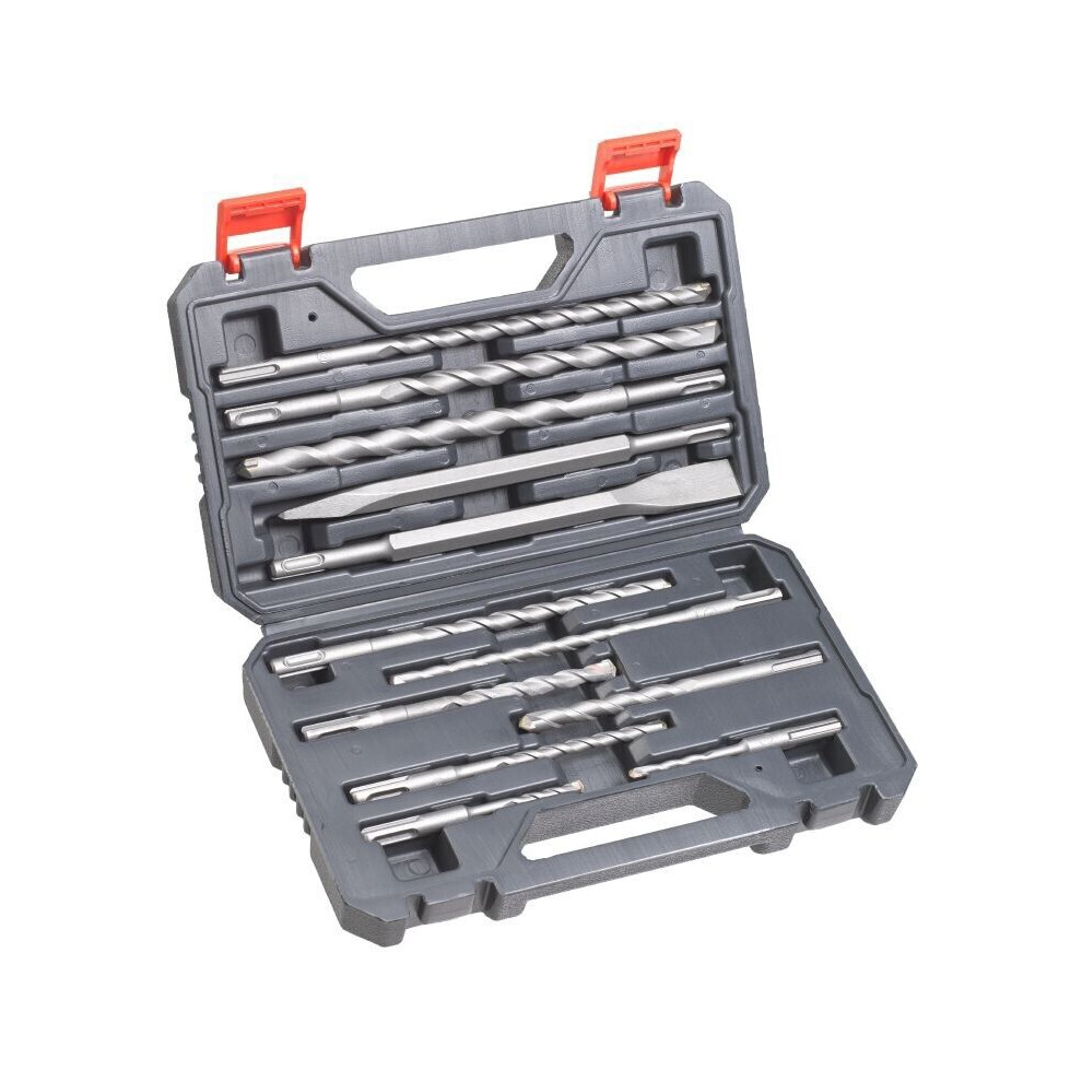 Einhell Drill Bit Set w/ Chisels for SDS Plus Drills Rotary Hammers 12 Pieces-image-OPC-PDTGMVW-NEW