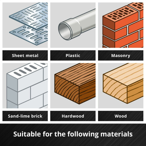 Einhell Assortiment de forets et d'embouts - EINHELL - 108759 - M-case 39 pièces - embouts 25 mm - axe C 6.3 2