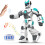 Control Robot for Kids Extra Large, 15.4" Programmable RC Robot Toy Gesture Sensing & Voice Control(White) 1