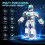 Control Robot for Kids Extra Large, 15.4" Programmable RC Robot Toy Gesture Sensing & Voice Control(White) 2