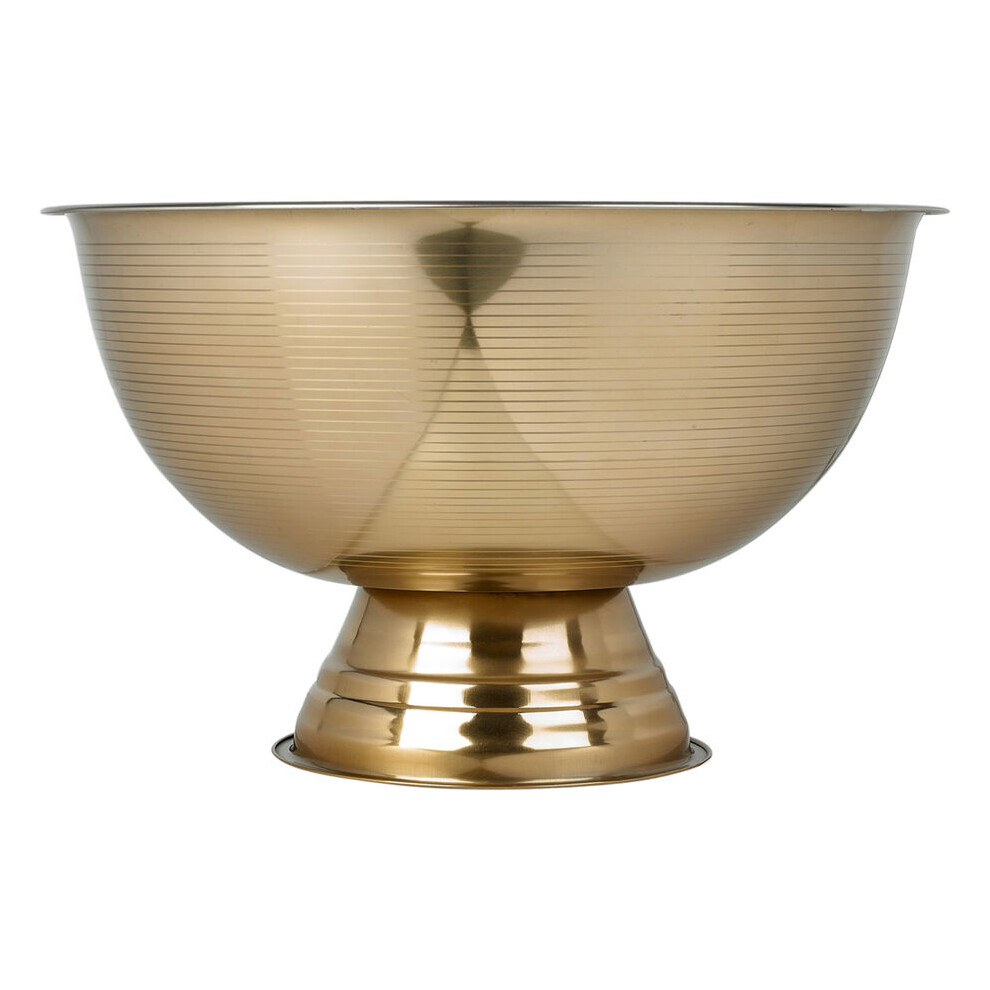 (Gold) Large Stainless Steel Wine Beer Ice Cooler Bucket