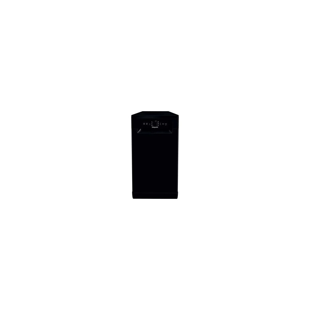 Hotpoint Hf9e 1B19 B Uk 9 Place Settings Slimline Dishwasher Black
