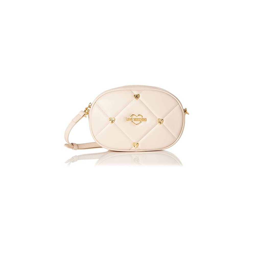 Love Moschino Women's JC4085PP1GLZ0 Shoulder Bag, Ivory (RAL 1013), 15X23X7