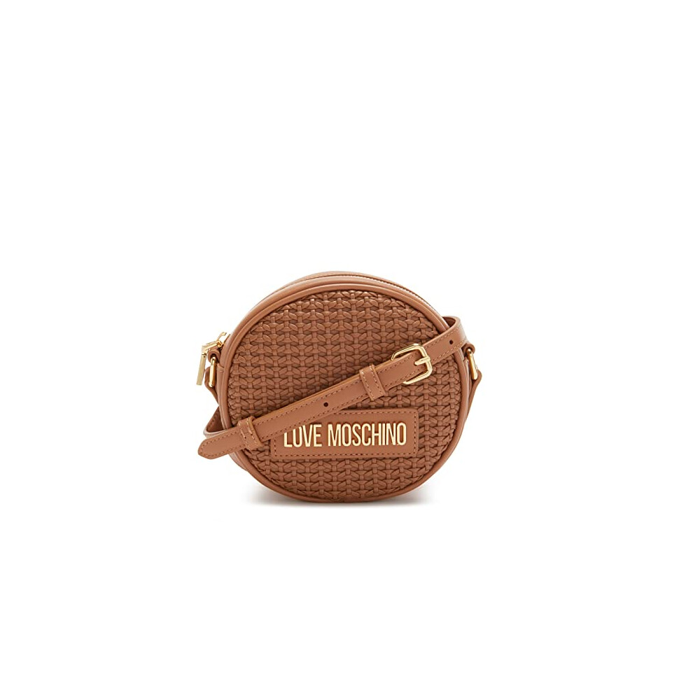 Love Moschino Women's JC4321PP0GKZ1 Shoulder Bag, Camel, 15X17X6