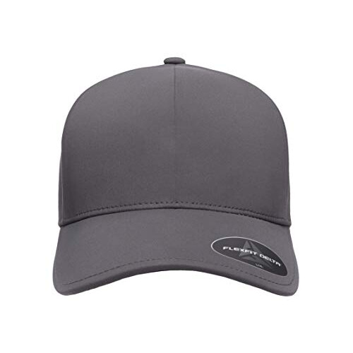 Flexfit Men's Flexfit Delta Seamless Cap, Dark Grey, S-M UK 1